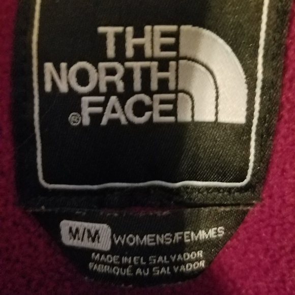 Burgundy and gray North Face - Picture 4 of 4